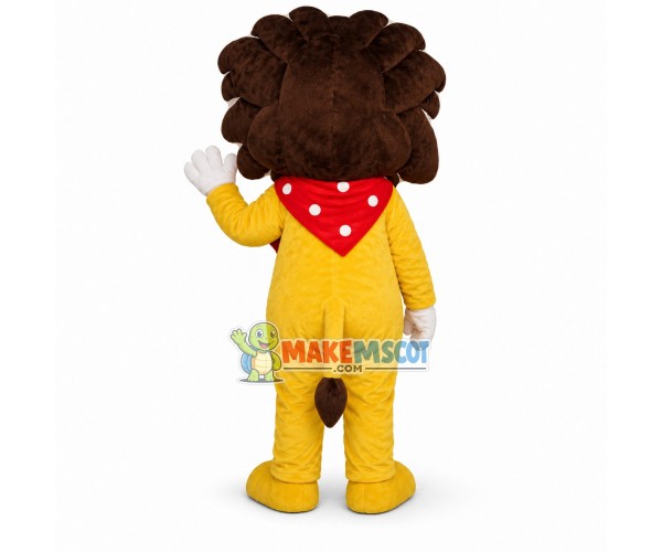 Lovely Cartoon Yellow Lion Mascot Costume Lovely Cartoon Yellow Lion Mascot Costume