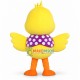 Little Yellow Duck With Purple Bow Tie Mascot Costume For Adult Little Yellow Duck With Purple Bow Tie Mascot Costume For Adult