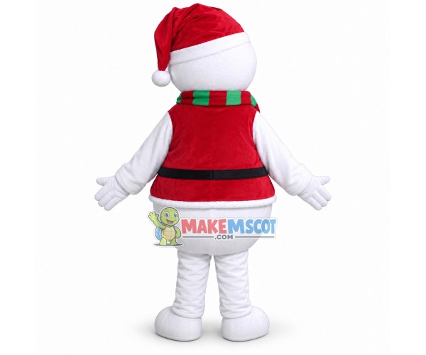 Christmas Snowman Mascot Costume Christmas Snowman Mascot Costume