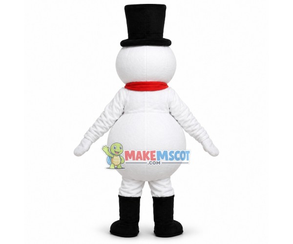 Frosty the Snowman Mascot Costume Frosty the Snowman Mascot Costume