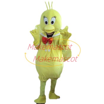 Sailor Yellow Turkey Mascot Costume Sailor Yellow Turkey Mascot Costume