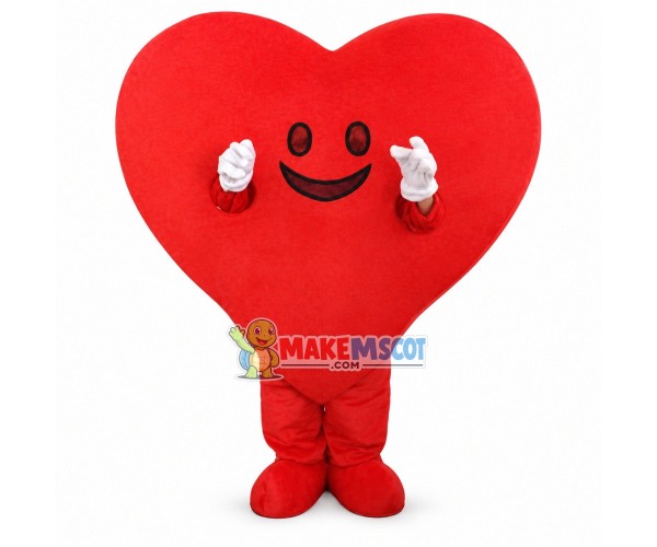 Deluxe Red Heart Mascot Costume Deluxe Red Heart Mascot Costume