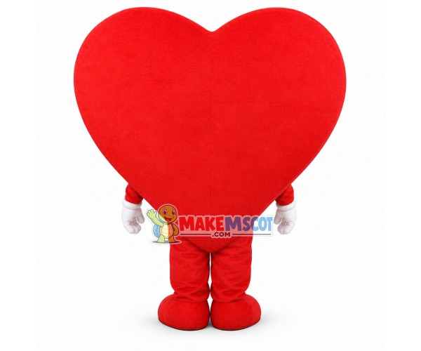 Deluxe Red Heart Mascot Costume Deluxe Red Heart Mascot Costume