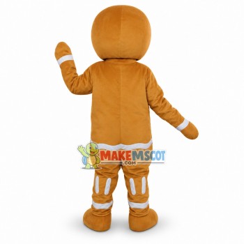 Common Gingerbread Man Mascot Costume Common Gingerbread Man Mascot Costume