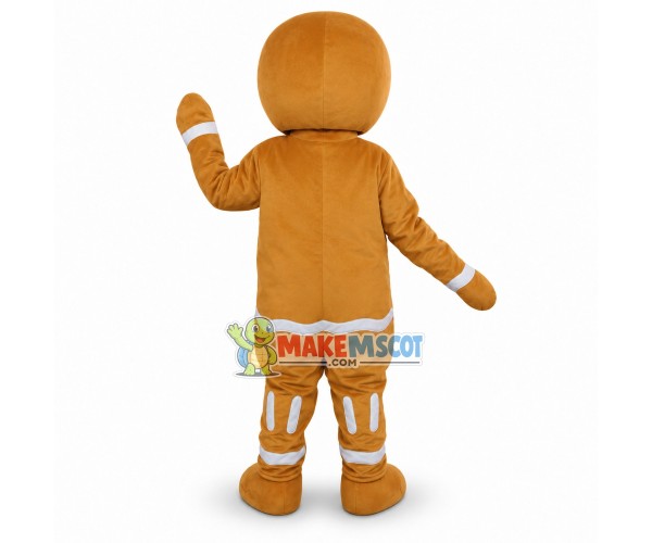 Common Gingerbread Man Mascot Costume Common Gingerbread Man Mascot Costume
