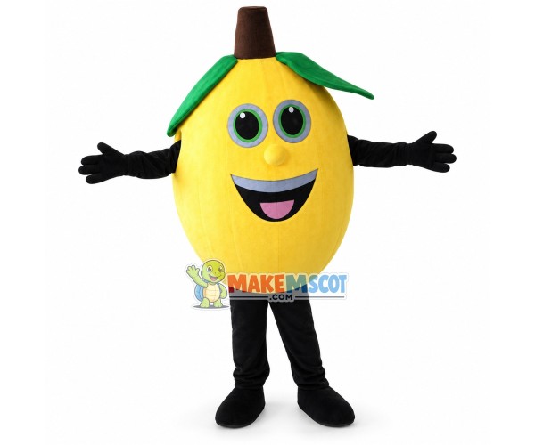 Deluxe Cartoon Lemon Mascot Costume Deluxe Cartoon Lemon Mascot Costume