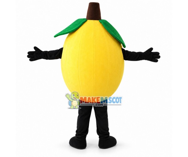 Deluxe Cartoon Lemon Mascot Costume Deluxe Cartoon Lemon Mascot Costume