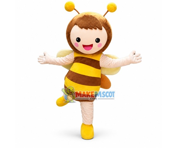 Cute Cartoon Bee Girl Mascot Costume Cute Cartoon Bee Girl Mascot Costume