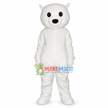 White Chihuahua Dog Mascot Costume White Chihuahua Dog Mascot Costume