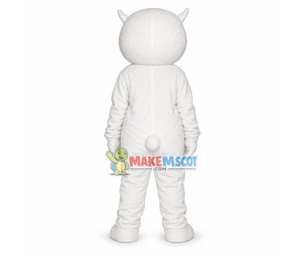 White Chihuahua Dog Mascot Costume White Chihuahua Dog Mascot Costume