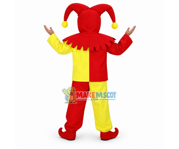 Court Jester Mascot Costume Court Jester Mascot Costume