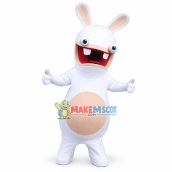 Raving Rabbids Mascot Costume Raving Rabbids Mascot Costume