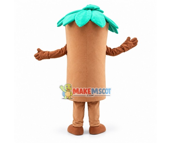 Lightweight Cartoon Tropical Palm Tree Mascot Costume 