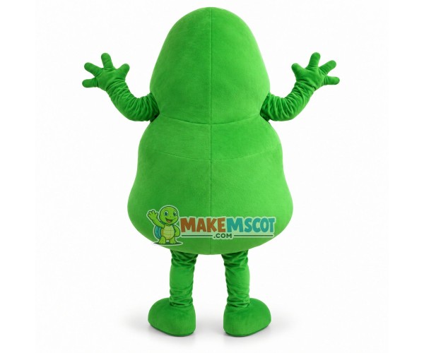 Adult Cartoon Green Germ Virus Bacterium Monster Mascot Costume Adult Cartoon Green Germ Virus Bacterium Monster Mascot Costume