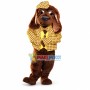 Scottish Gentleman Brown Hound Mascot Costume