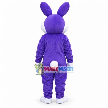 Purple Rabbit Mascot Costume For Adult