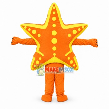 Cartoon Starfish Mascot Costume Sea World Adult Outfit Cartoon Starfish Mascot Costume Sea World Adult Outfit