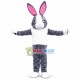 Gray Dutch Rabbit Mascot Costume Gray Dutch Rabbit Mascot Costume
