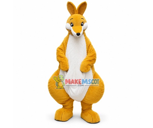 Lightweight Cartoon Yellow Kangaroo Mascot Costume 