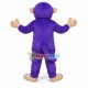 Purple Monkey Mascot Costume Purple Monkey Mascot Costume