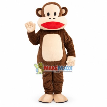 Julius the Monkey Paul Frank Mascot Costume Julius the Monkey Paul Frank Mascot Costume