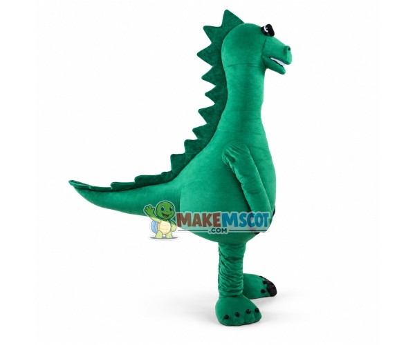 Cool Green Dinosaur Mascot Costume Cool Green Dinosaur Mascot Costume