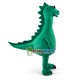 Cool Green Dinosaur Mascot Costume Cool Green Dinosaur Mascot Costume