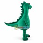 Cool Green Dinosaur Mascot Costume 