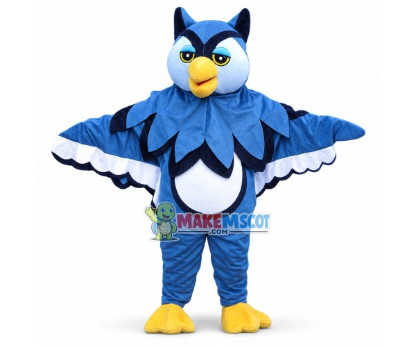 Grey Owl Mascot Adult Costume	