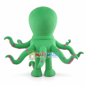 Deluxe Green Octopus Mascot Costume Deluxe Green Octopus Mascot Costume