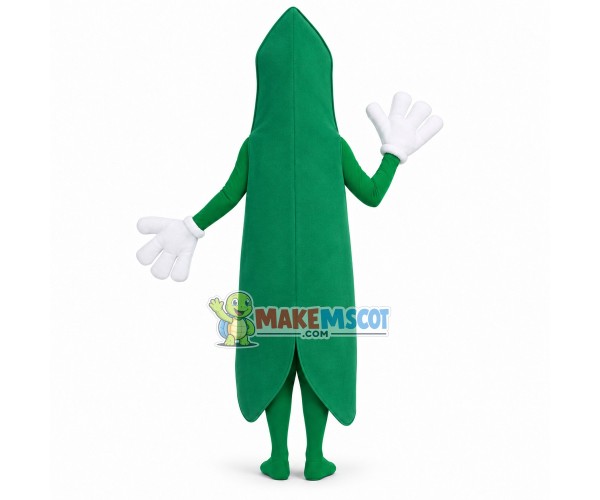 Adult Size Peas Pod Mascot Costume For Halloween Party Adult Size Peas Pod Mascot Costume For Halloween Party