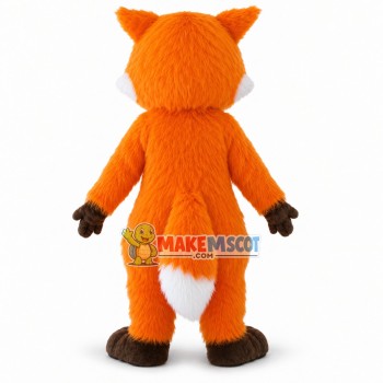 Long Fur Fox Mascot Costume 