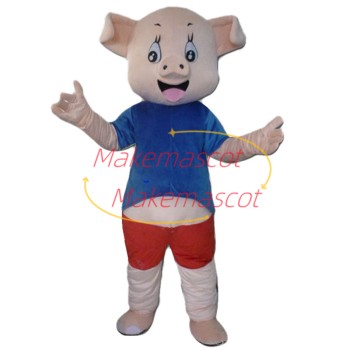 Lovely Cartoon Pig Mascot Costume Fancy Dress Costume 