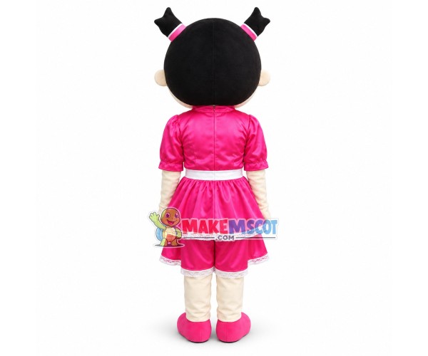 Cute Happy Chinese Little Girl Mascot Costume