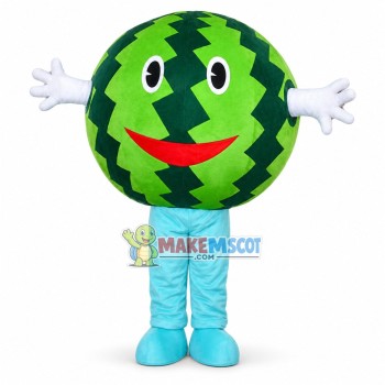 Cartoon Whole Watermelon Mascot Costume Cartoon Whole Watermelon Mascot Costume