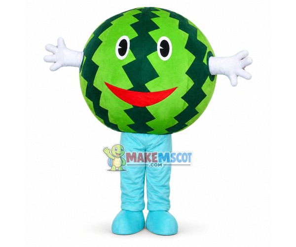 Cartoon Whole Watermelon Mascot Costume Cartoon Whole Watermelon Mascot Costume