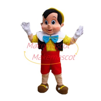 Brave Pinocchio Mascot Costume 