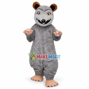 Grey Rat Mascot Adult Costume Grey Rat Mascot Adult Costume