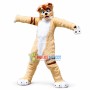 Lovely Furry Dog Mascot Costume 