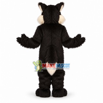 Long Fur Wolf Mascot Costume Long Fur Wolf Mascot Costume