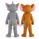 Lovely Tom and Jerry Mascot Costume Lovely Tom and Jerry Mascot Costume