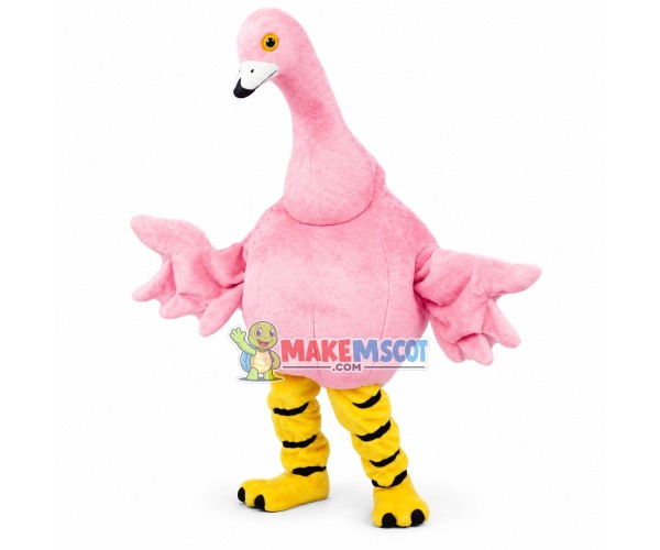Deluxe Pink Flamingo Mascot Costume Deluxe Pink Flamingo Mascot Costume