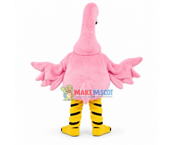 Deluxe Pink Flamingo Mascot Costume Deluxe Pink Flamingo Mascot Costume