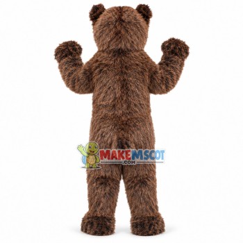 Real Life Grizzly Bear Mascot Costume Real Life Grizzly Bear Mascot Costume