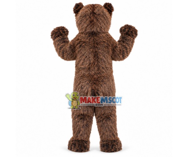 Real Life Grizzly Bear Mascot Costume Real Life Grizzly Bear Mascot Costume