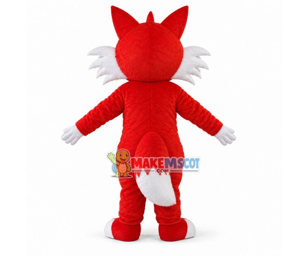 Cartoon Red Fox Mascot Costume Cartoon Red Fox Mascot Costume
