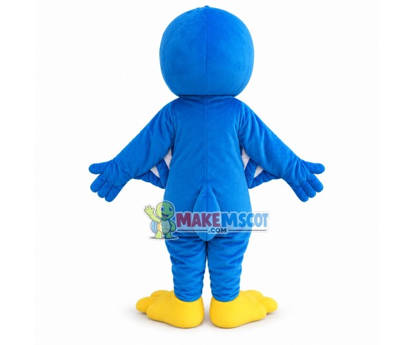 Blue Parrot Mascot Costume Blue Parrot Mascot Costume