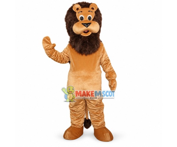 Friendly Easy Wear Lion Mascot Costume	