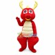 Simple Style Cartoon Red Dragon Mascot Costume Simple Style Cartoon Red Dragon Mascot Costume
