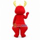 Simple Style Cartoon Red Dragon Mascot Costume Simple Style Cartoon Red Dragon Mascot Costume